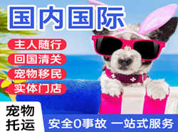天水麦积山机场快递国际宠物托运 【国